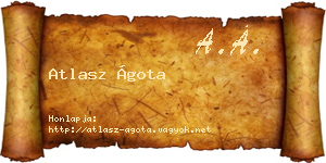 Atlasz Ágota névjegykártya
